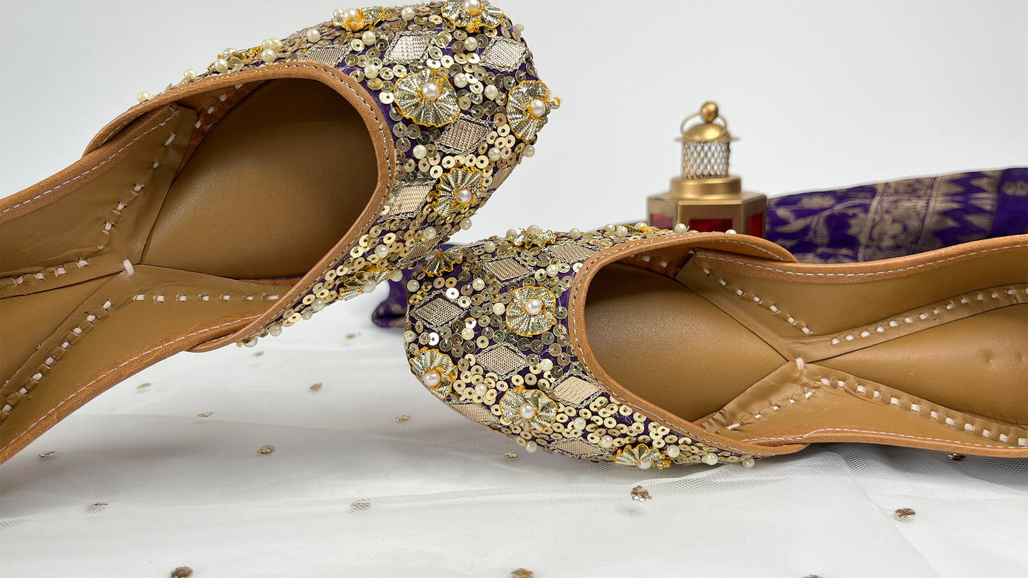 PIXIE PEARLZ: Leather Juttis | Traditional Ethnic Jutti for Women ...